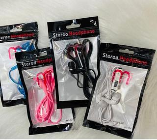 fone com microfone de sacola