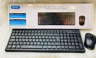 Mouse e teclado sem fio