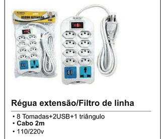 Extensao com USB 1.5m